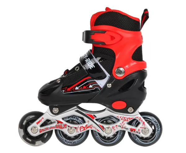 Роликовые коньки "CITY-RIDE" JB8800079, S (29-33)PU колеса, первое колесо светящееся, подшипники ABE фото