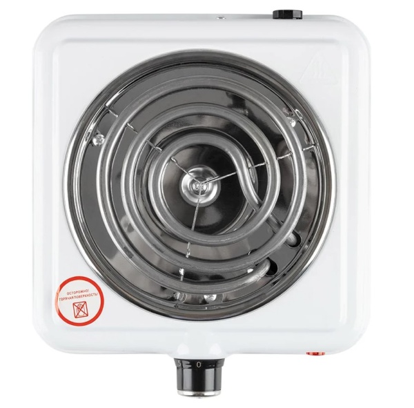 Настольная плитка HOMESTAR HS-1107 (1 спираль) белый фото