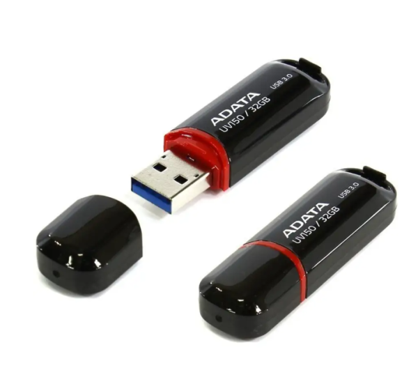 USB флеш-накопитель 32GB A-Data UV150 черный USB 3.0 AUV150-32G-RBK фото