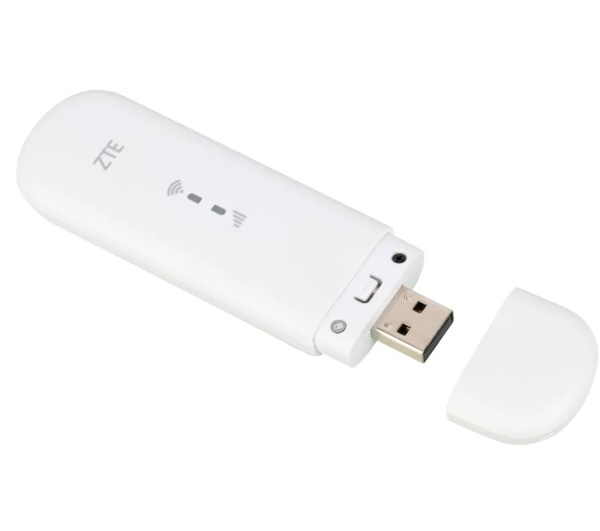 Модем 2G/3G/4G ZTE MF79N USB Wi-Fi Firewall +Router внешний белый фото