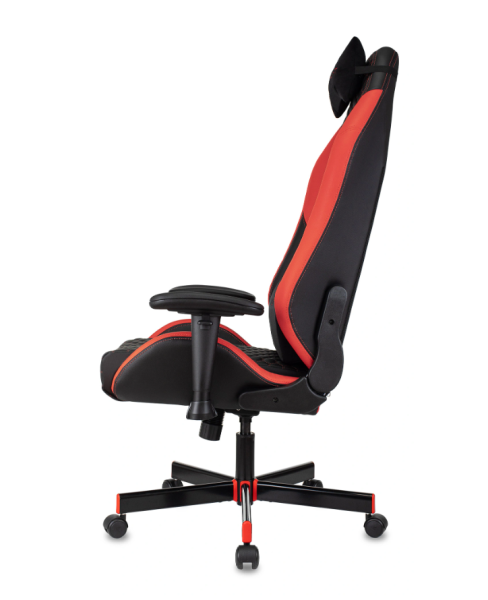 Кресло игровое Knight Neon черный/красный соты экокожа с подголов. крестов. металл KNIGHT NEON RED  фото