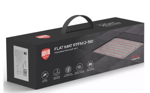 Мат нагревательный ROYAL THERMO Flat Mat RTFM 2-150-5 (комплект) фото