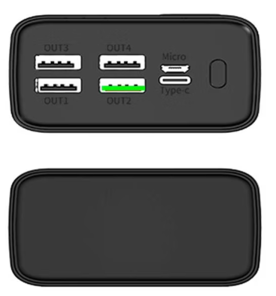 Внешний аккумулятор PERO PB07 30000 mAh белый (PB07WH) фото