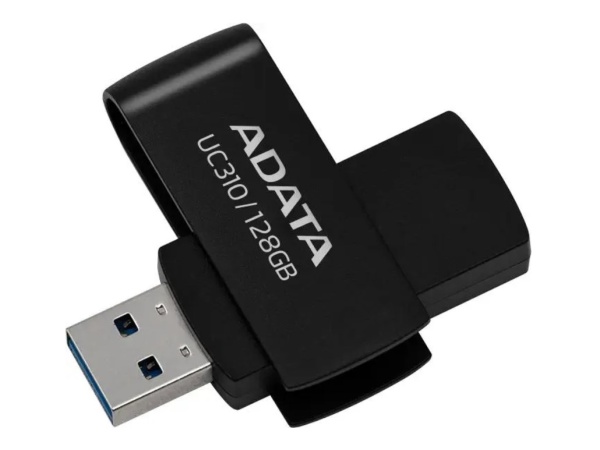 USB флеш-накопитель 128Gb A-Data UC310 UC310-128G-RBK USB3.2 черный фото