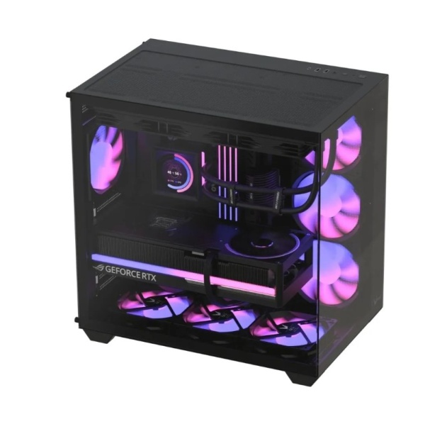 Корпус Formula Crystal Z2 v2 черный без БП ATX 10x120mm 3x140mm 1xUSB2.0 1xUSB3.0 audio  фото