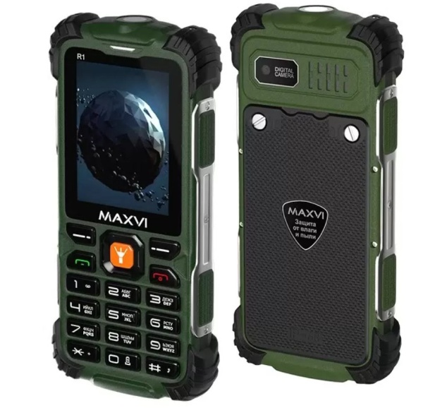 Мобильный телефон MAXVI R1 Green (Зеленый) фото