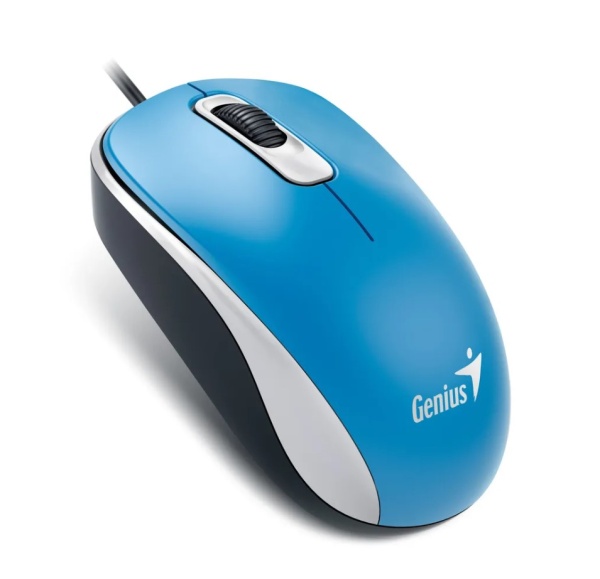 Мышь Genius DX-110 синий USB фото