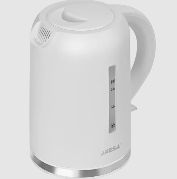 Чайник ARESA AR-3484, белый фото