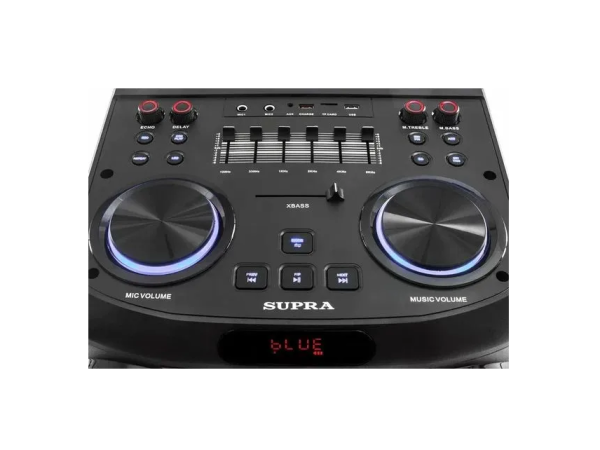 Минисистема Supra SMB-1300 черный 200Вт FM USB BT  фото