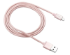 Кабель USB - Lightning CANYON 1м RHCNSMFIC3RG (розово-золотой) фото