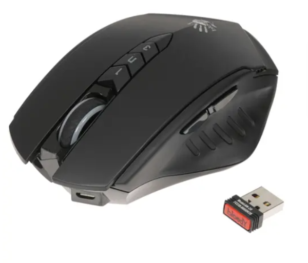 Мышь A4 Bloody R80 черный Беспроводная (3200dpi) USB фото