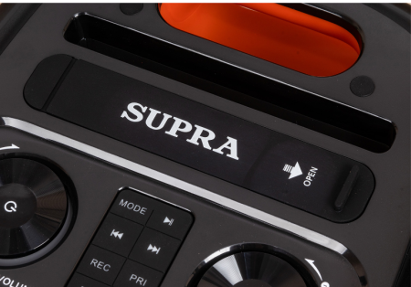 Минисистема Supra SMB-800 черный 120Вт FM USB BT SD фото