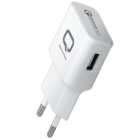 Сетевое зарядное устройство Qumo QC 3.0 (Charger 0017) белый фото
