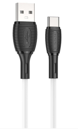 Кабель USB - Type-C Borofone BX86 Advantage, 1.0м, 3.0A,белый фото