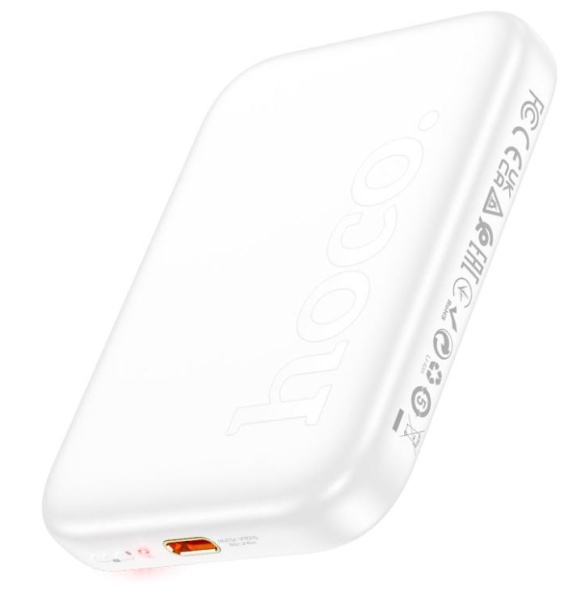 Аккумулятор внешний HOCO J117 Esteem 5000mAh, MagSafe белый купить ЦИТ Аккумулятор внешний HOCO J117 Esteem 5000mAh, MagSafe белый фото