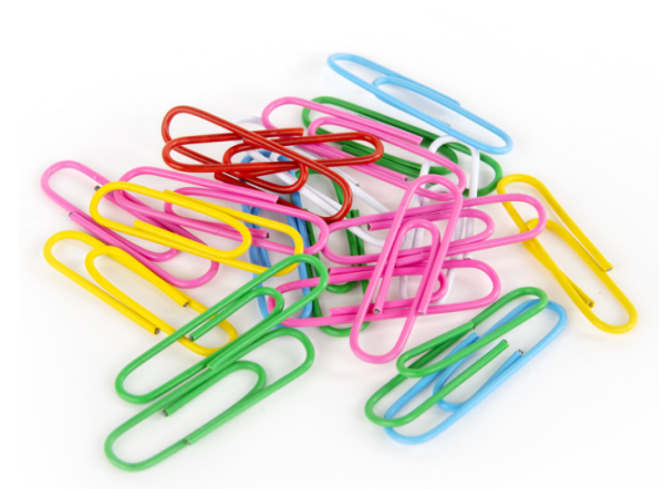 Скрепки BRAUBERG, 33 мм, цветные, 100 шт., в картонной коробке, 270444 фото
