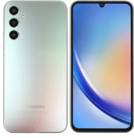 Смартфон Samsung Galaxy A34 8/256GB Silver (Серебро) фото