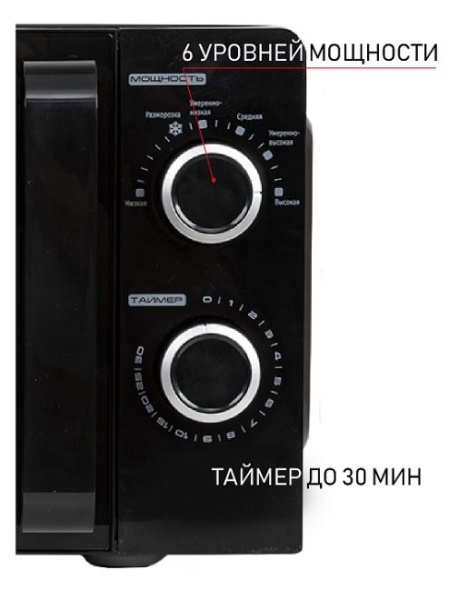 Микроволновая печь JVC JK-MW130M черный купить ЦИТ Микроволновая печь JVC JK-MW130M черный фото