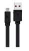 Кабель USB - MicroUSB HOCO X5 Bamboo 1м плоский черный (6957531040064) фото