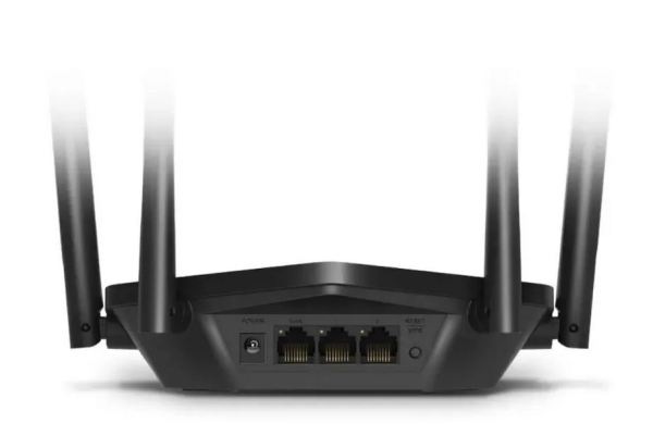 Wi-Fi роутер Mercusys MR60X AX1500 10/100/1000BASE-TX черный фото