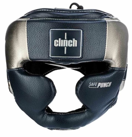 Шлем боксерский "Clinch Punch" 2.0 Full Face темносине-бронзовый (размер XL)  фото