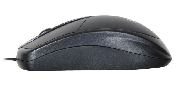 Мышь Oklick 125M черный оптическая (1200dpi) USB фото