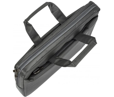 Сумка для ноутбука 15.6" Riva 8231 серый полиэстер фото