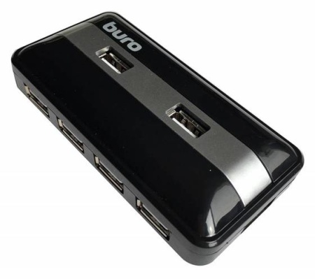 Хаб USB 2.0 Buro BU-HUB7-U2.0 7порт. черный фото