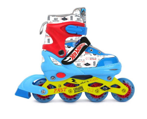 Ролик. коньки Hot Wheels Т20205, PU колеса со светом, размер M (33-37) фото