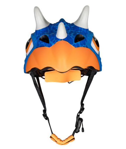 Шлем детский STG Triceraptors, обхват 49-55 см, синий с оранжевым Х126531 фото