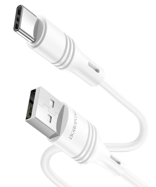 Кабель USB - Type-C Borofone BX43 CoolJoy, 1.0м, круглый, 3.0A,белый купить ЦИТ Кабель USB - Type-C Borofone BX43 CoolJoy, 1.0м, круглый, 3.0A,белый фото