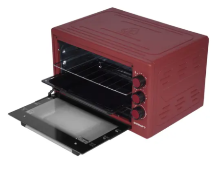 Электрическая печь KRAFT KF-MO 3200 R красный фото