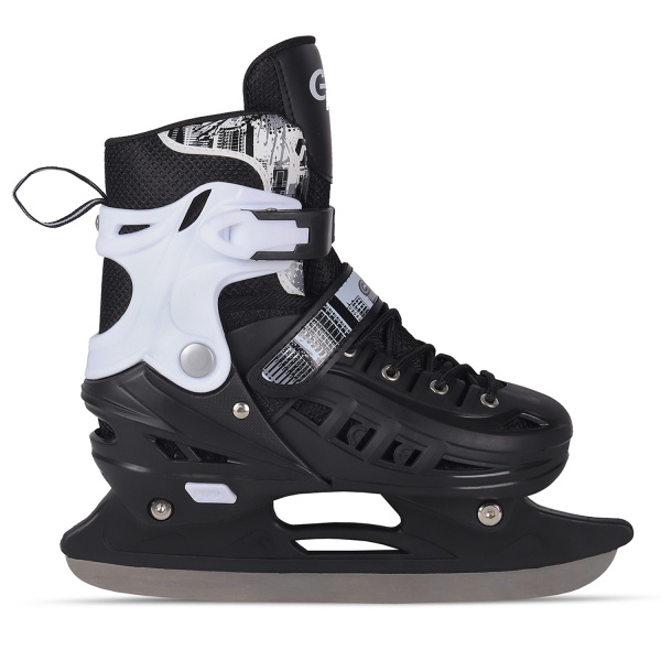 Раздвижные коньки City-Ride пластиковый мысок, лезвие нержавеющая сталь в н/сумке (S(29-33)черный JB фото