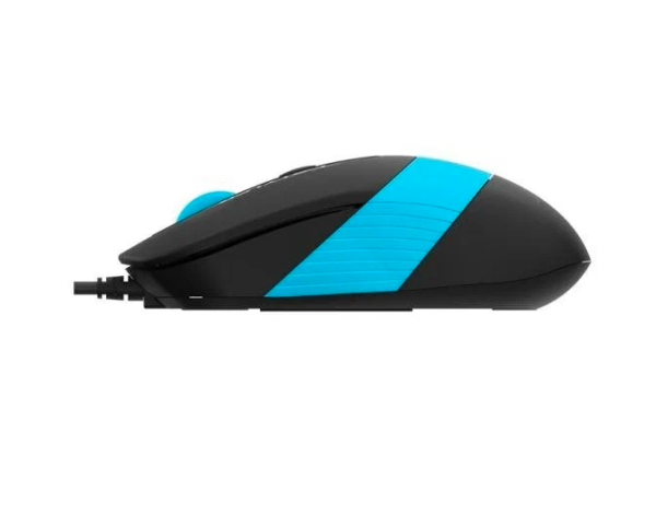Мышь A4 Fstyler FM10 черный/синий оптическая (1600dpi) USB (4but) фото
