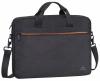 Сумка для ноутбука 15.6" Riva 8033 черный/оранжевый фото