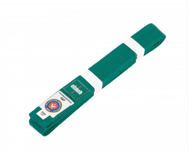 Пояс для дзюдо Clinch Judo Belt FDR зеленый (длина 280 см) C301  фото