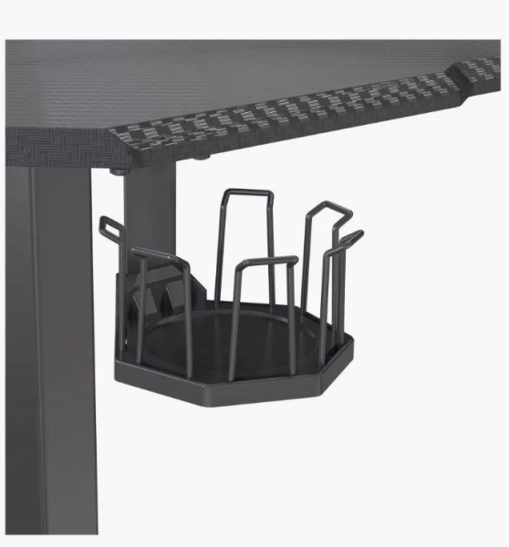 Стол для компьютера Cactus подъёмный столешница МДФ карбон каркас черный CS-ED-GBK  купить ЦИТ Стол для компьютера Cactus подъёмный столешница МДФ карбон каркас черный CS-ED-GBK  фото