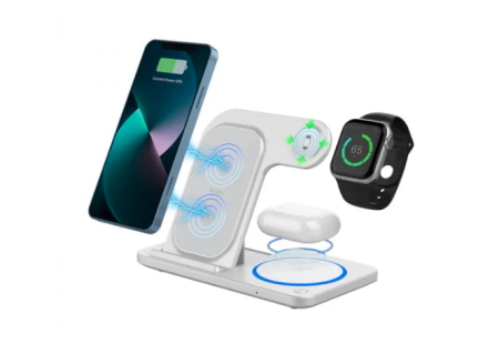 Беспроводное зарядное устройство Wiwu WI-W020 15W White 6976195093537 фото