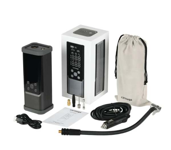 Авто-компрессор воздушный CARMEGA CD-30 аккумуляторный фото