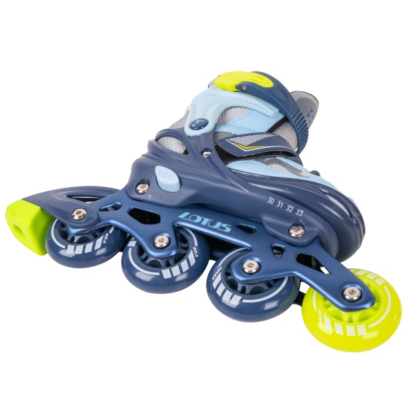 Роликовый коньки Tech Team Lotus Blue р.30-33 (S) фото