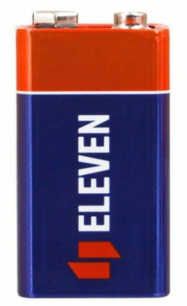 Батарейка Eleven MN1604 (6LR61) Крона,Alkaline,1шт купить ЦИТ Батарейка Eleven MN1604 (6LR61) Крона,Alkaline,1шт фото