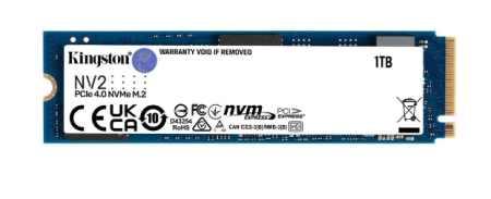 Накопитель SSD 1Tb M.2 2280 Kingston NV2 3500/2100 NVMe PCIEx4 (SNV2S/1000G) фото