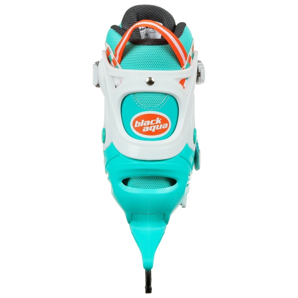 Раздвижные коньки-ролики BlackAqua AS-408, мятный/оранжевый (35-38) фото