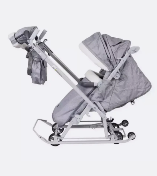 Санки-коляска Ника детям НД7-8К дымчатый НД7-8К/9 фото