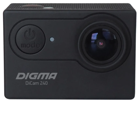 Экшн-камера Digma DiCam 240 черный фото