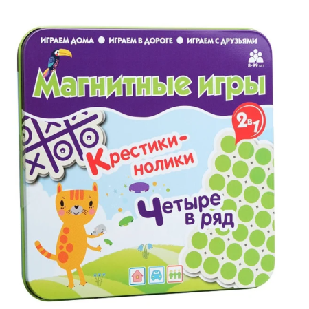 Магнитная игра Бумбарам "Крестики-нолики" фото