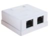 Розетка RJ-45 8P8C 2 порта Cablexpert NA214 фото