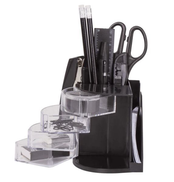 Канцелярский набор STAFF "Веер", 13 предметов, в форме веера, невращ. конструкция, 230744 фото