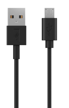Кабель USB - MicroUSB "Maverick" 1м черный (USB 2.0) фото
