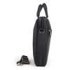 Сумка портфель BRAUBERG PRACTICAL с отд. для ноутбука 15,6", Grey line, черная, 29х40х7 см, 272604 фото